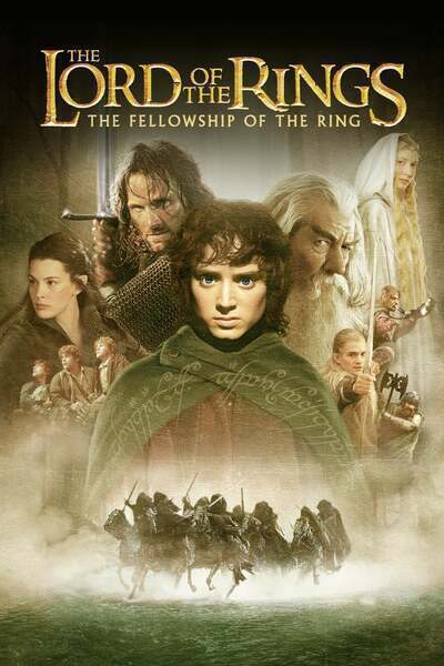 The Lord of the Rings: The Fellowship of the Ring Hindi Dubbed Movie Poster (2001)