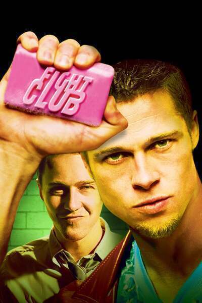 Fight Club Hindi Dubbed Movie Poster (1999)