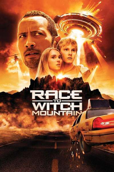 Race to Witch Mountain Hindi Dubbed Movie Poster (2009)