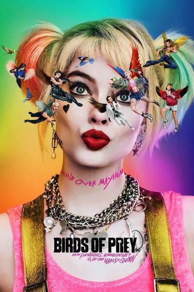 Birds of Prey (and the Fantabulous Emancipation of One Harley Quinn) Hindi Dubbed Movie Poster (2020)