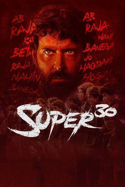 Super 30 Hindi Dubbed Movie Poster (2019)