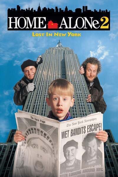 Home Alone 2: Lost in New York Hindi Dubbed Movie Poster (1992)
