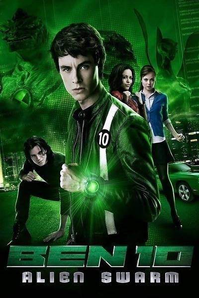 Ben 10 Alien Swarm Hindi Dubbed Movie Poster (2009)
