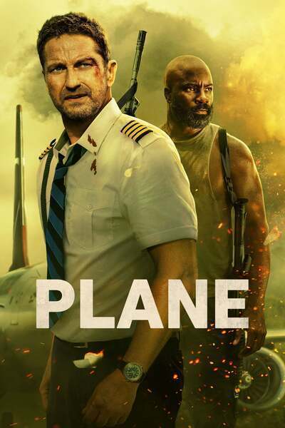Plane Hindi Dubbed Movie Poster (2023)