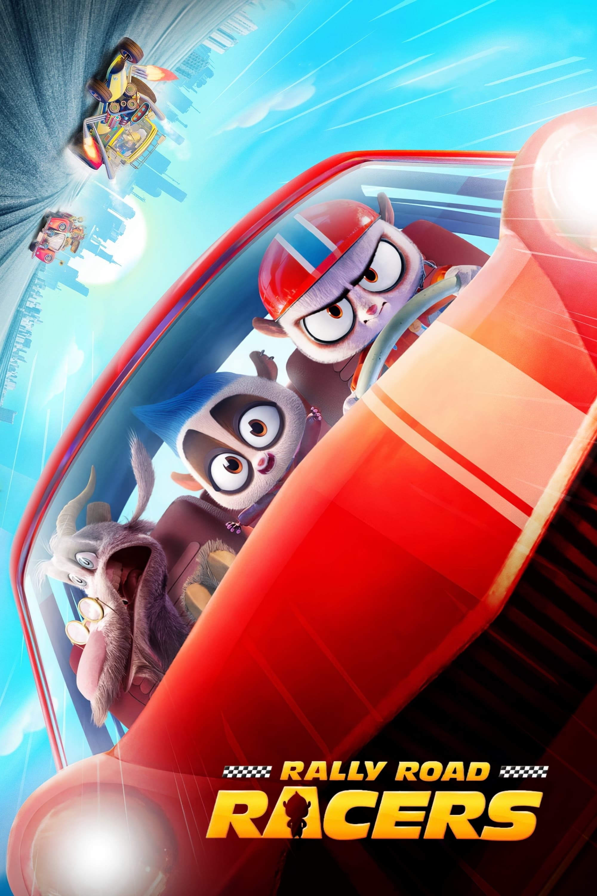 Rally Road Racers Hindi Dubbed Movie Poster (2023)