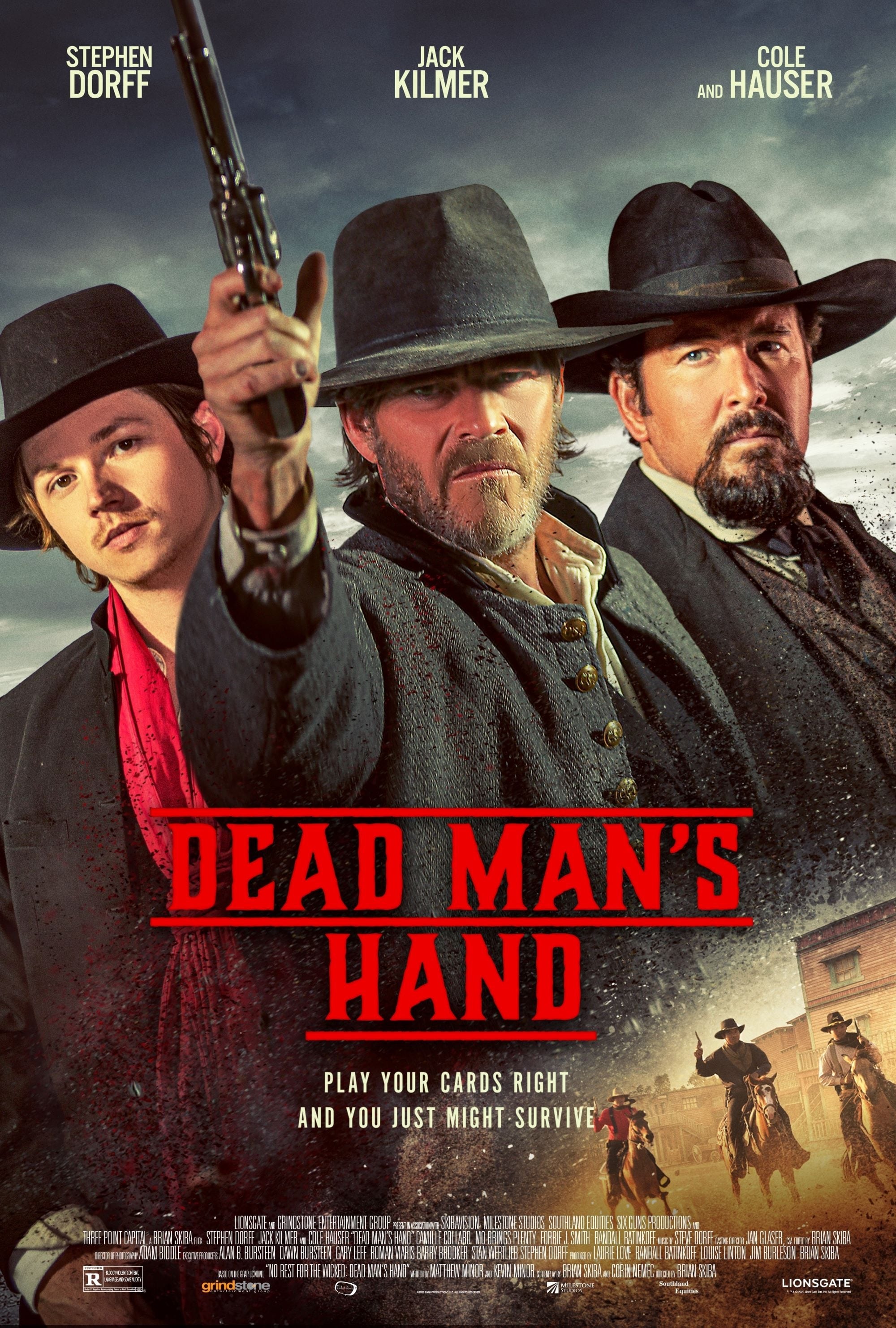 Dead Man's Hand Hindi Dubbed Movie Poster (2023)