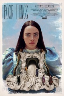 Poor Things Hindi Dubbed Movie Poster (2023)