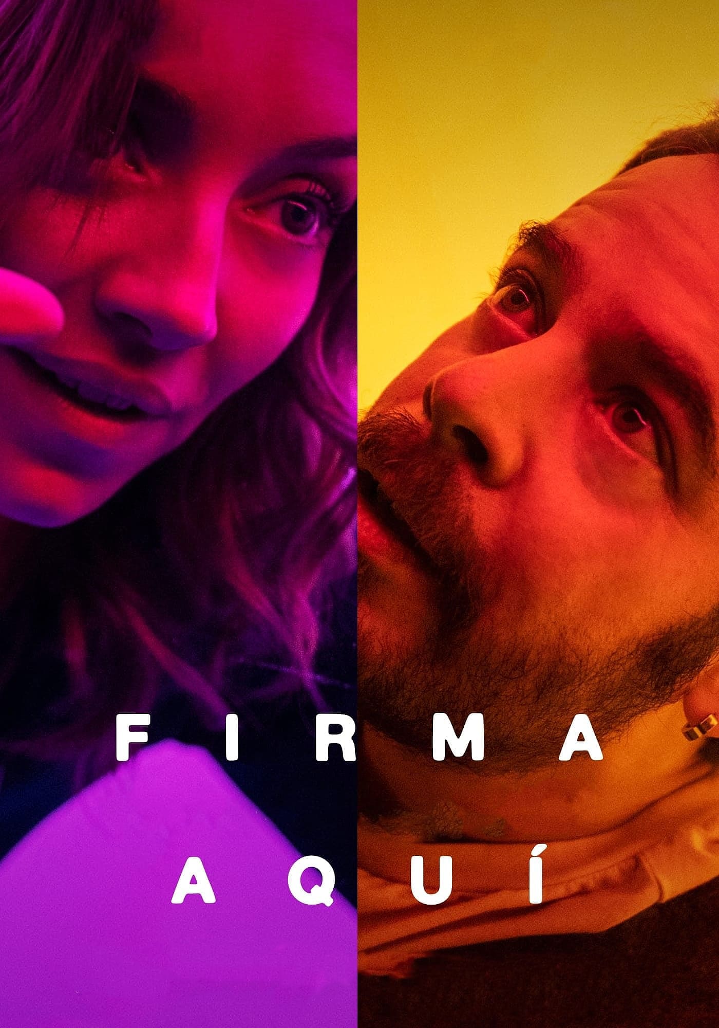 Firma Aquí Hindi Dubbed Movie Poster (2024)