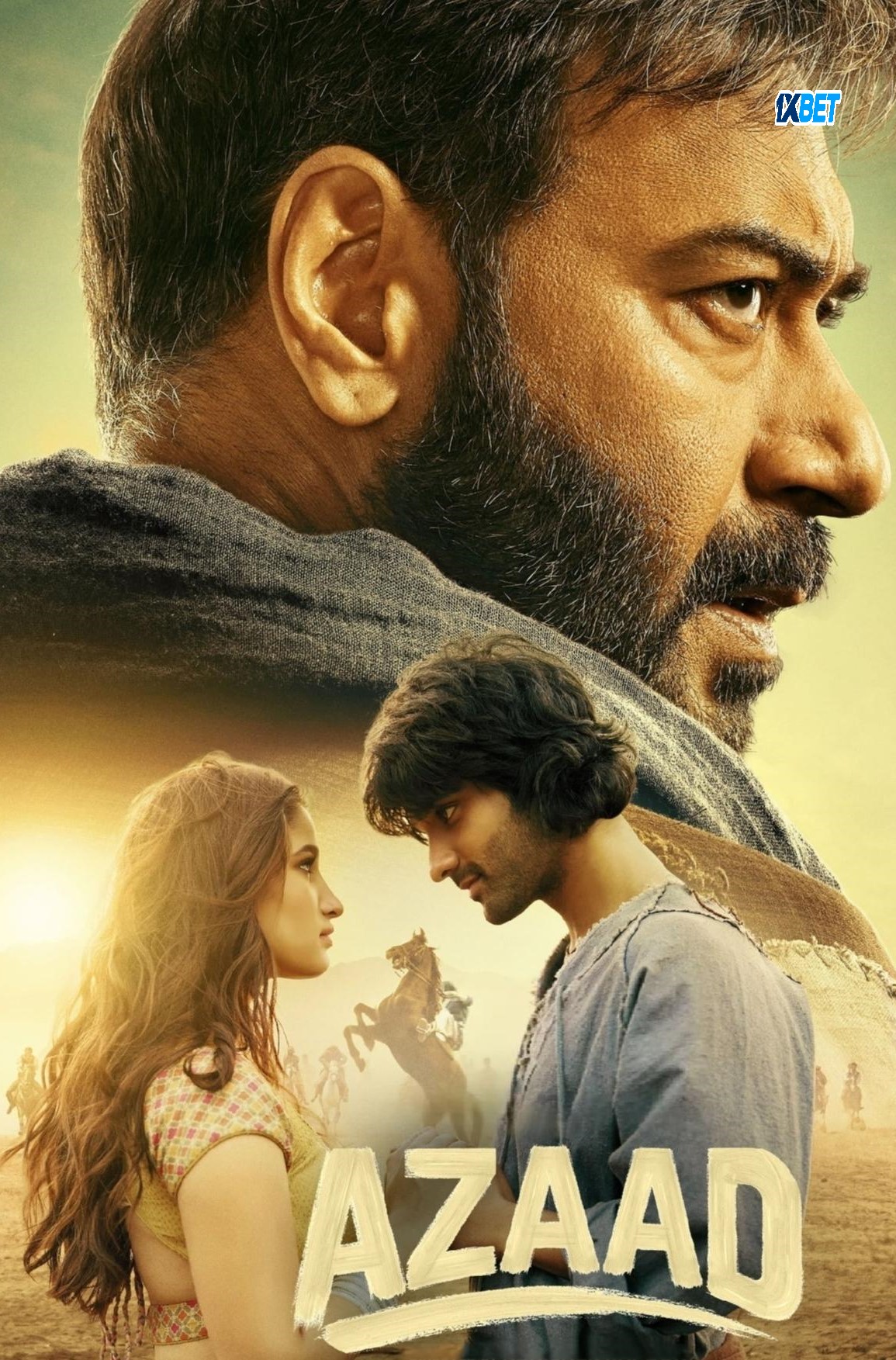 Azaad Hindi Dubbed Movie Poster (2025)