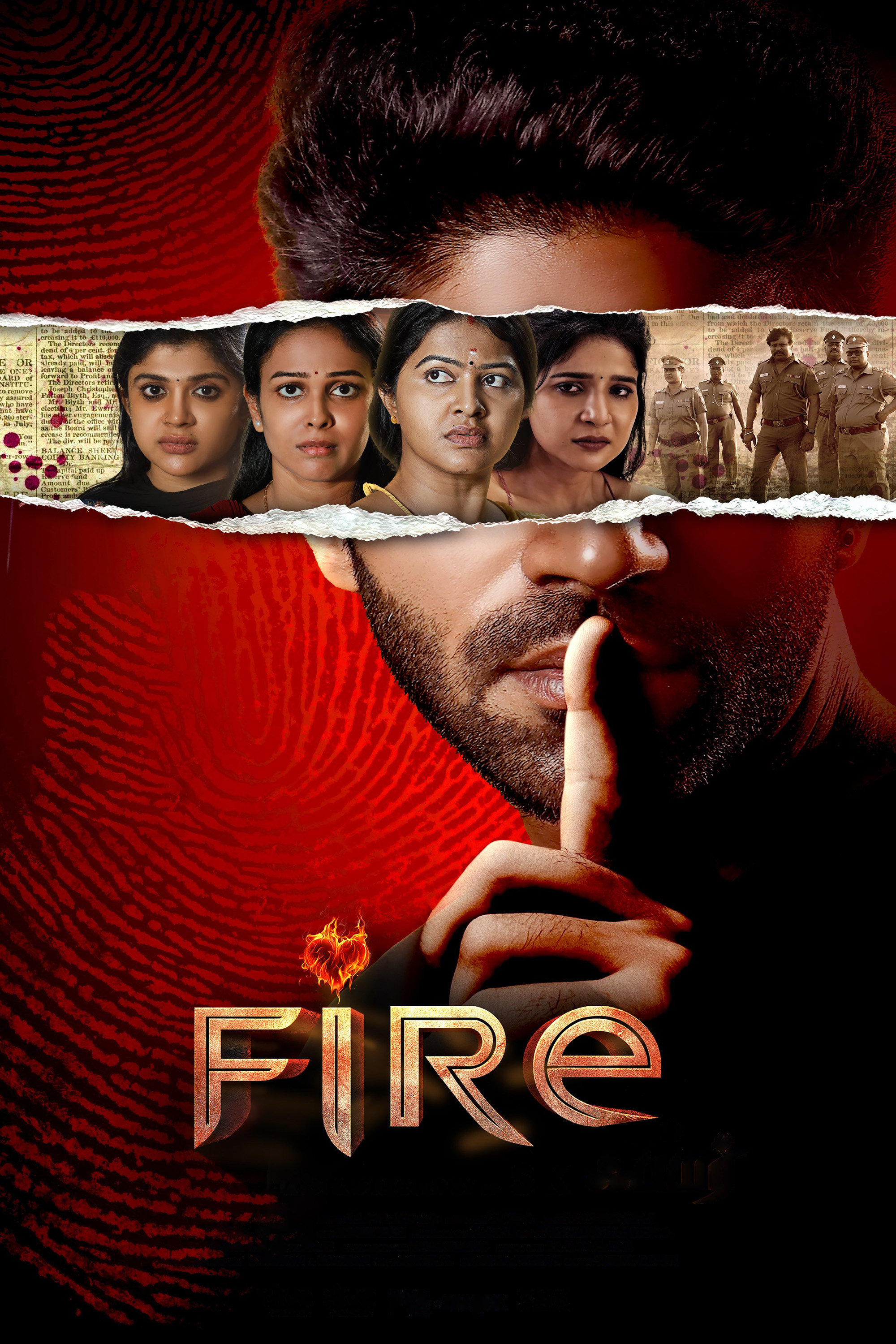 Fire Hindi Dubbed Movie Poster (2025)