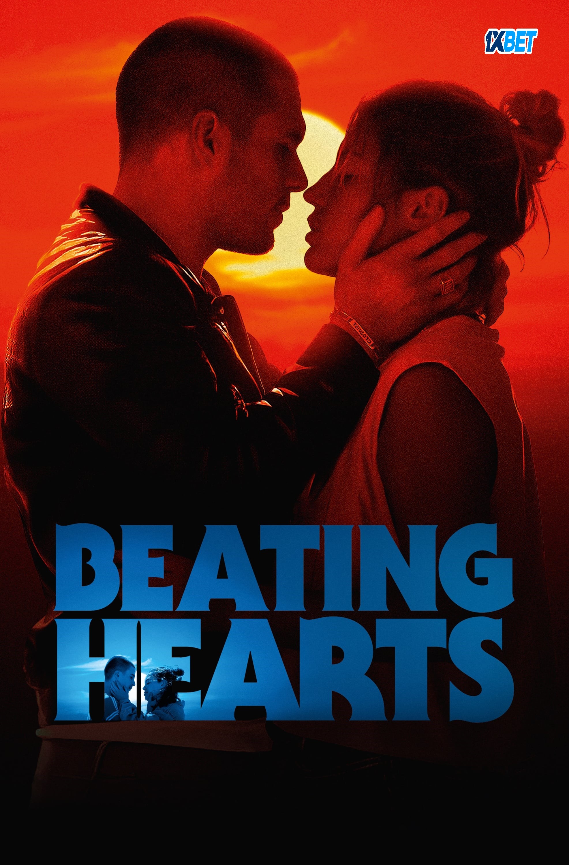 Beating Hearts Hindi Dubbed Movie Poster (2024)