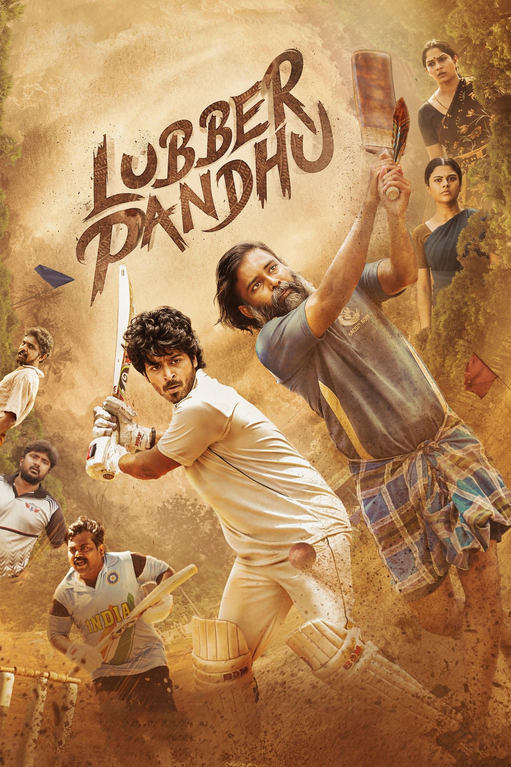 Lubber Pandhu Hindi Dubbed Movie Poster (2024)