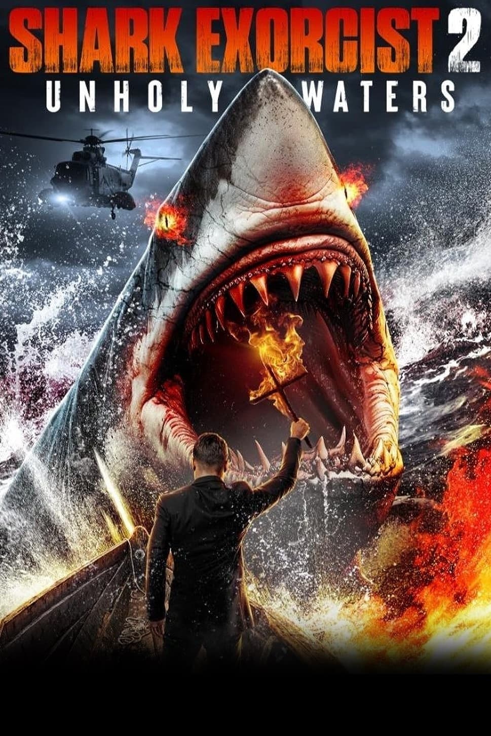 Shark Exorcist 2: Unholy Waters Hindi Dubbed Movie Poster (2024)