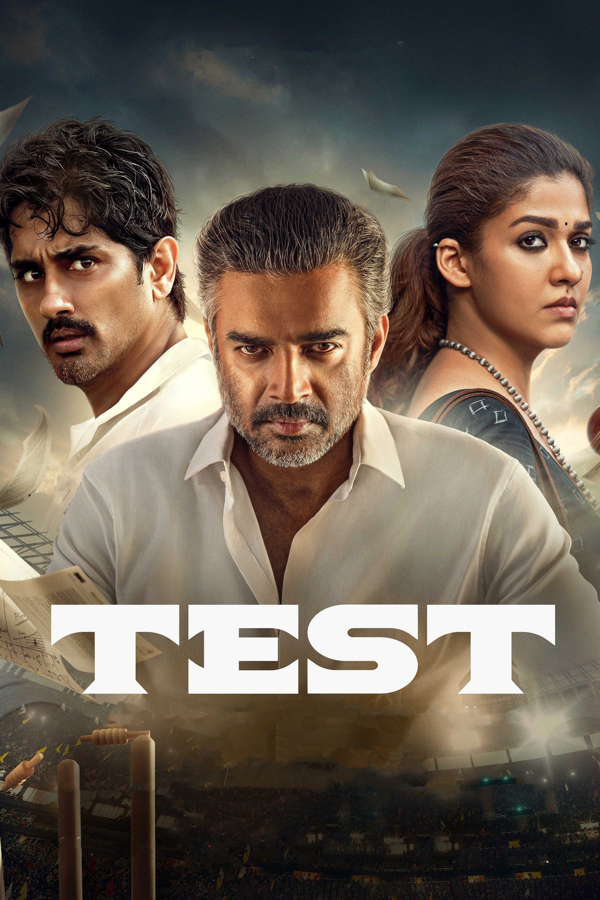 Test Hindi Dubbed Movie Poster (2025)
