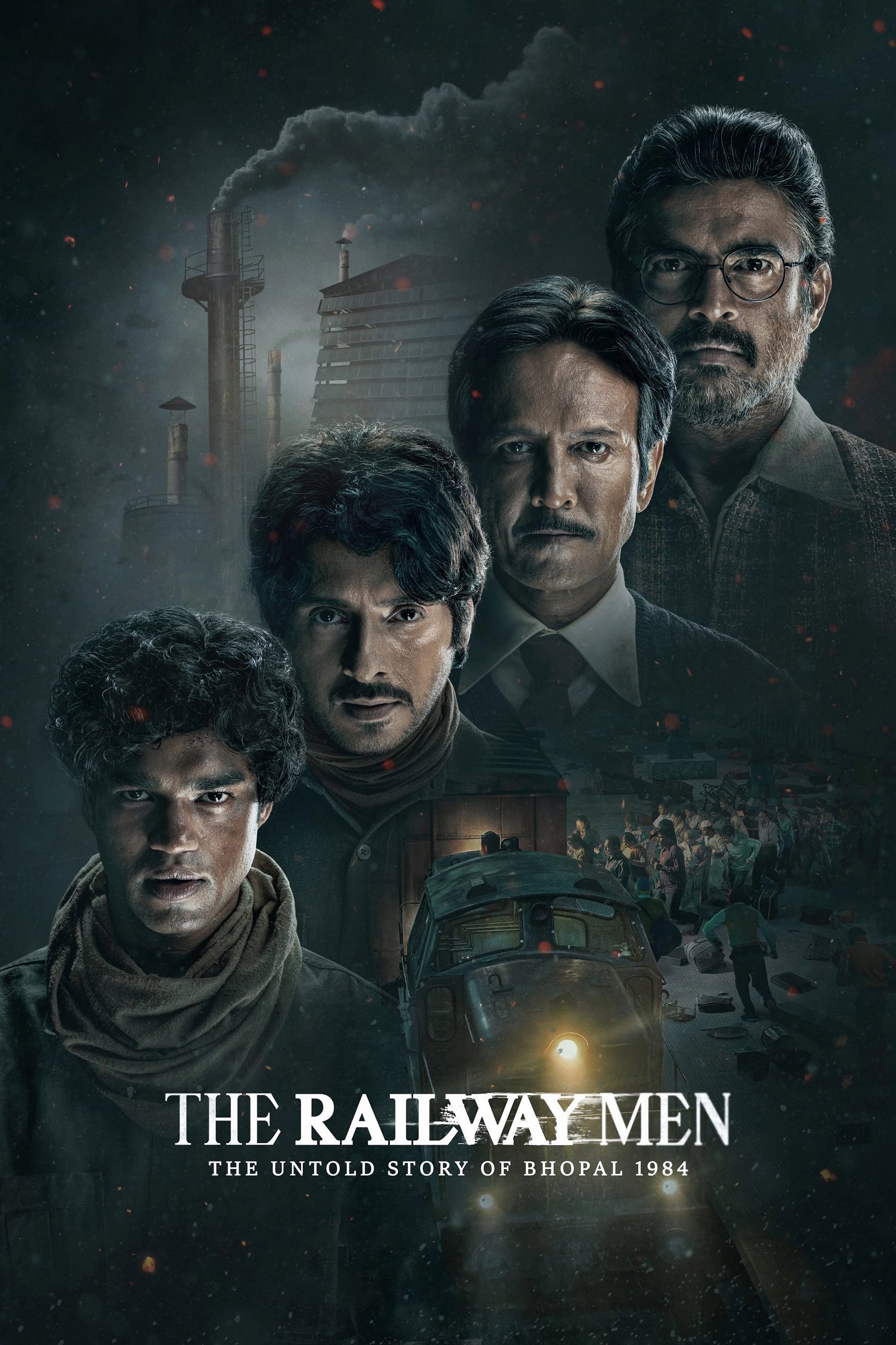 The Railway Men - The Untold Story of Bhopal 1984 Hindi Dubbed Movie Poster (2023)