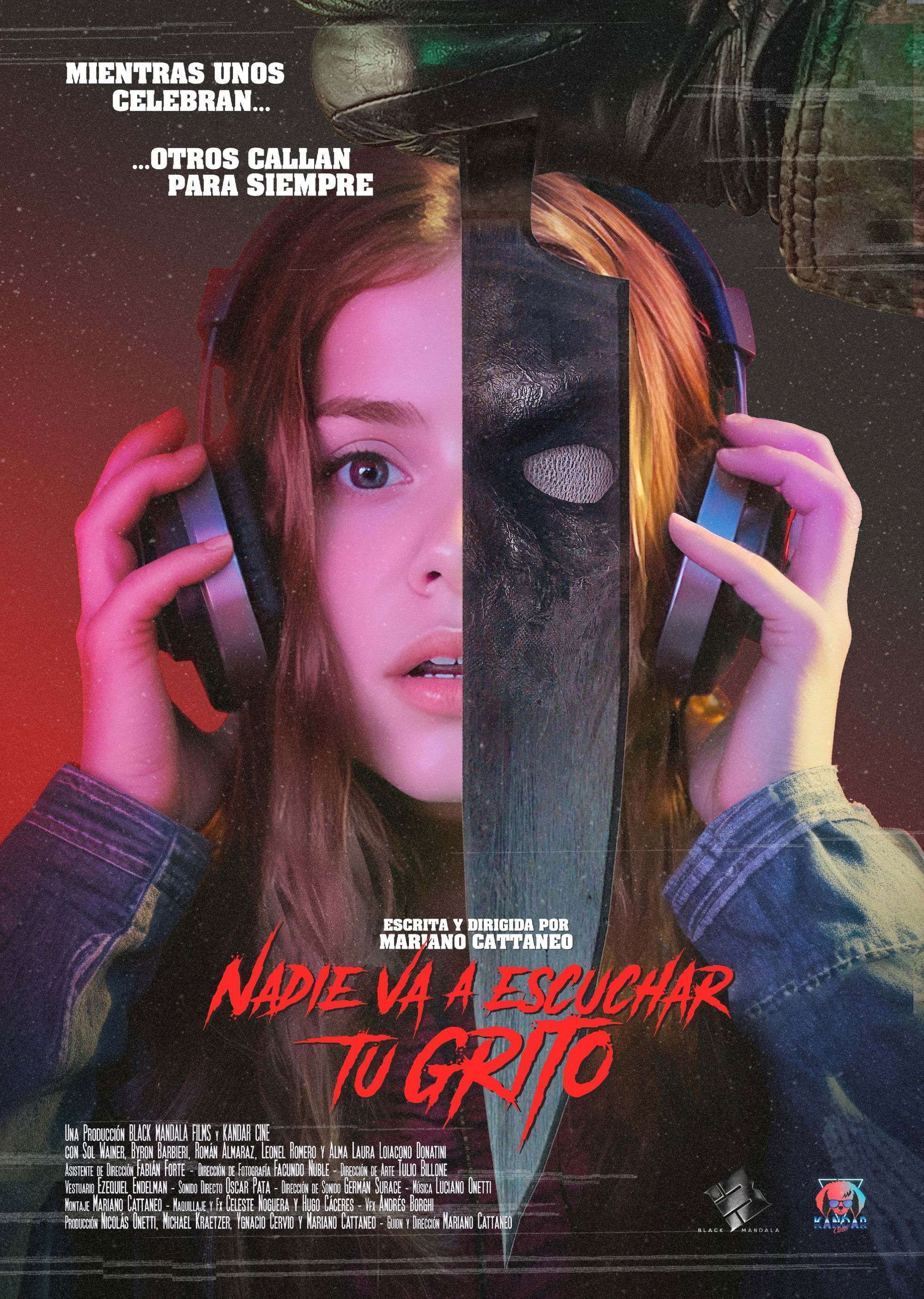 Nadie va a escuchar tu grito Hindi Dubbed Movie Poster (2025)